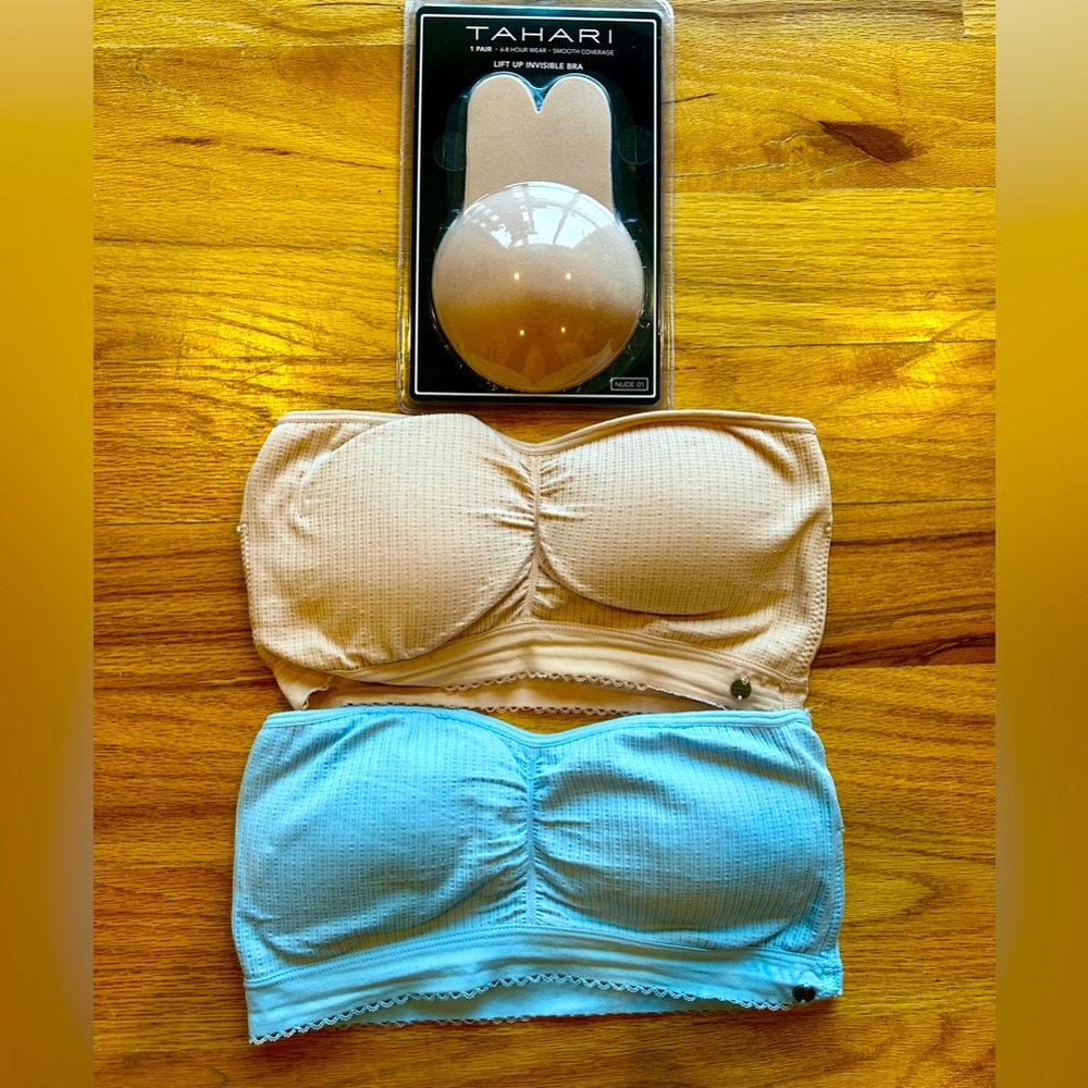 Tahari Lift Up Invisible Bra NWT / Lucky Strapless Bras